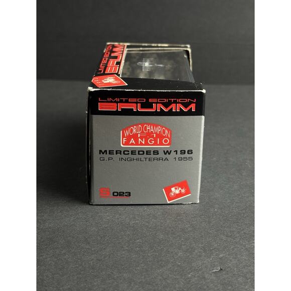 BRUMM Mercedes W 196 G.P Inghilterra 1955 S023 Scala 1:43. Edition Limited 5000 - Picture 4 of 5